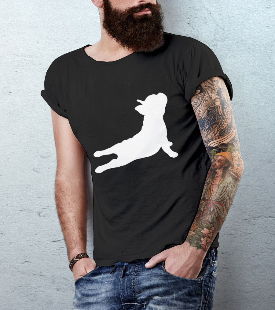 Funny French Bulldog Yoga Pose Cute French Bulldog T-Shirt