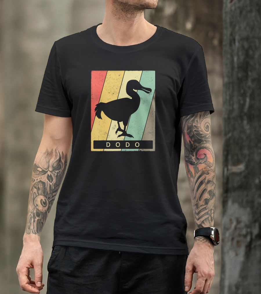 Dodo Bird Lover Vintage Dodo Retro Animal T-Shirt