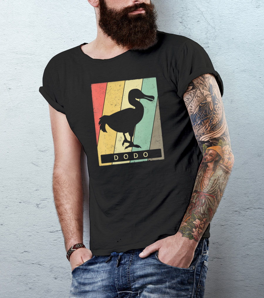 Dodo Bird Lover Vintage Dodo Retro Animal T-Shirt
