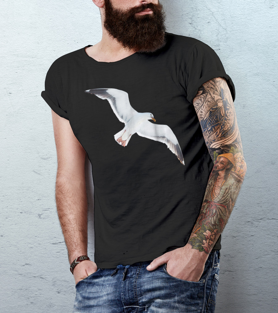 Majestic Flying Seagull For Seagull Lover T-Shirt