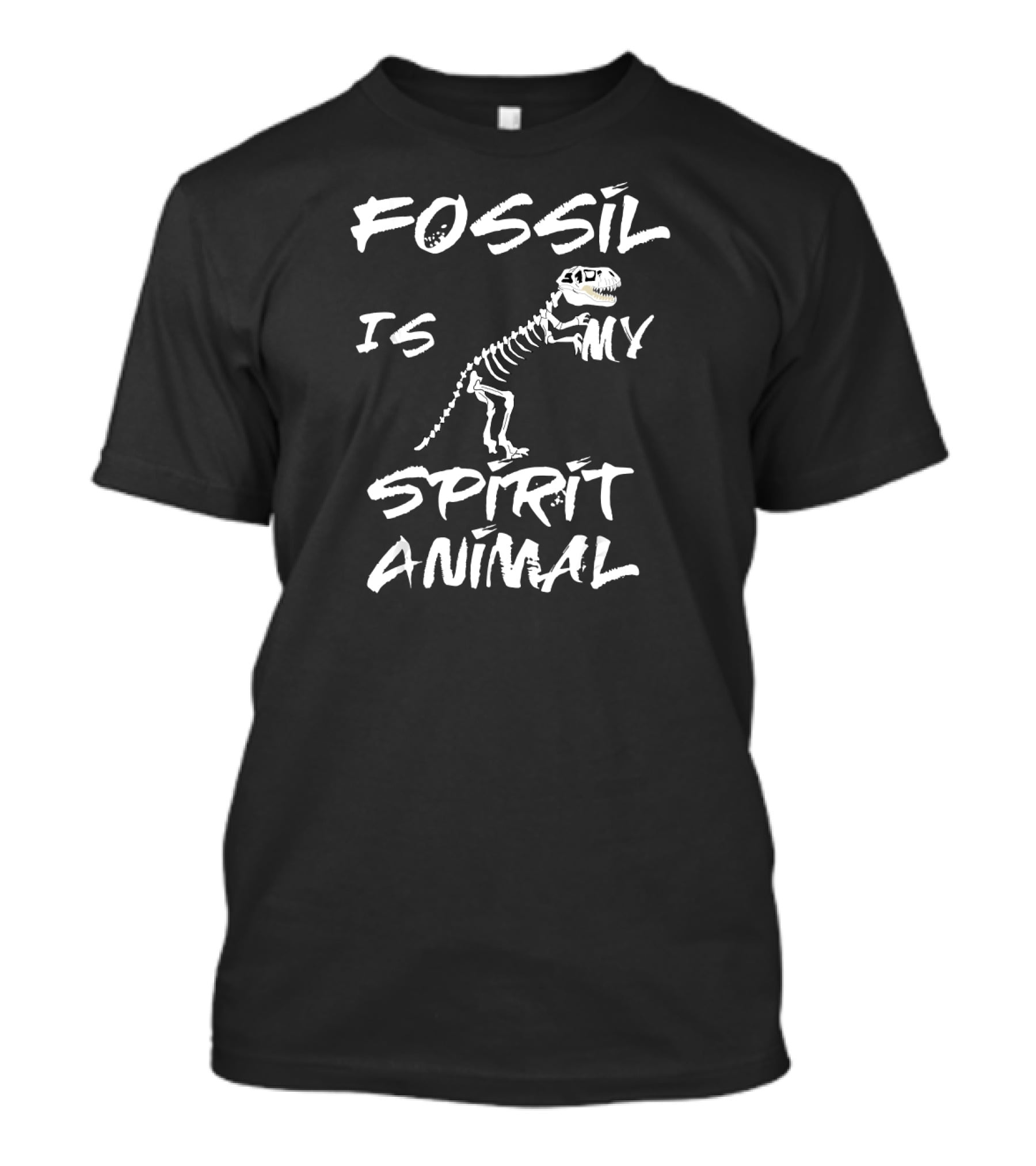 Fossil Is My Spirit Animal Archeology Dinosaur Skeleton T-Shirt