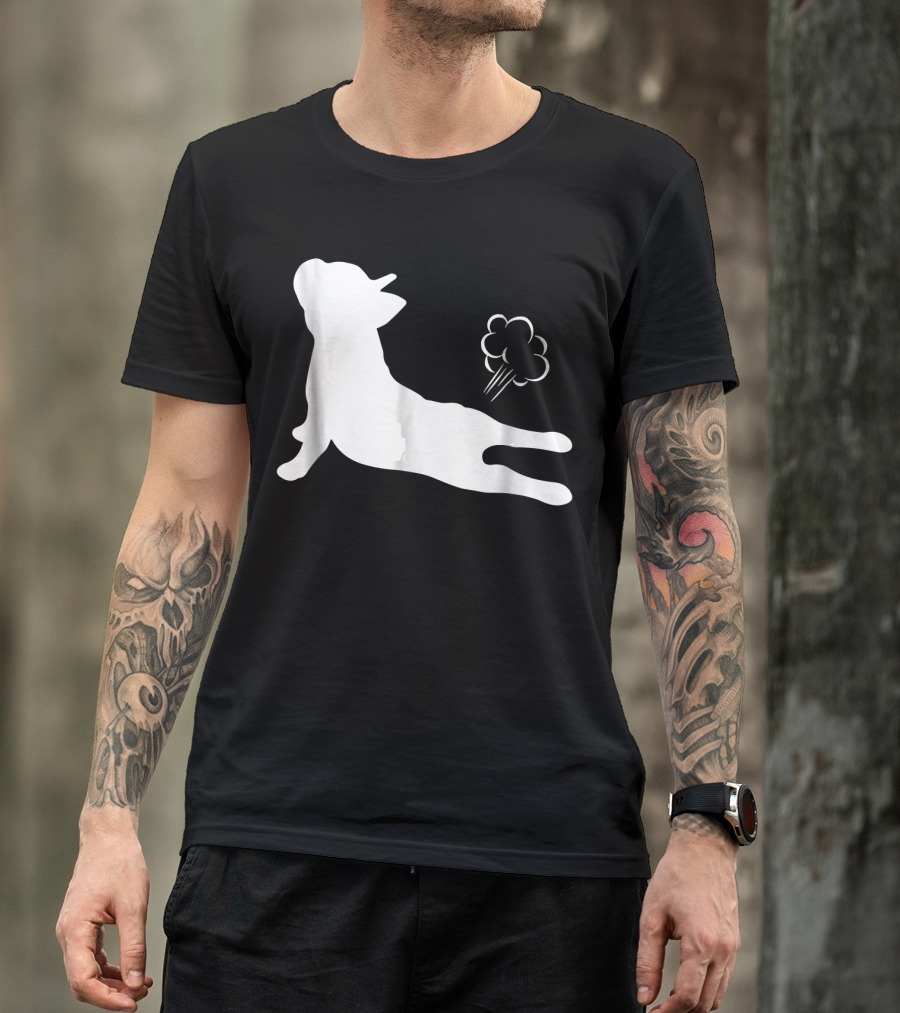 French Bulldog Yoga Exhale Pose Humor T-Shirt
