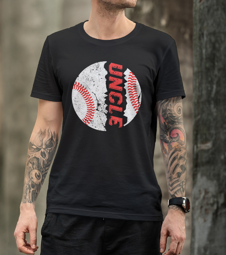 Uncle Funny Baseball Softball Fat Ball T-Shirt
