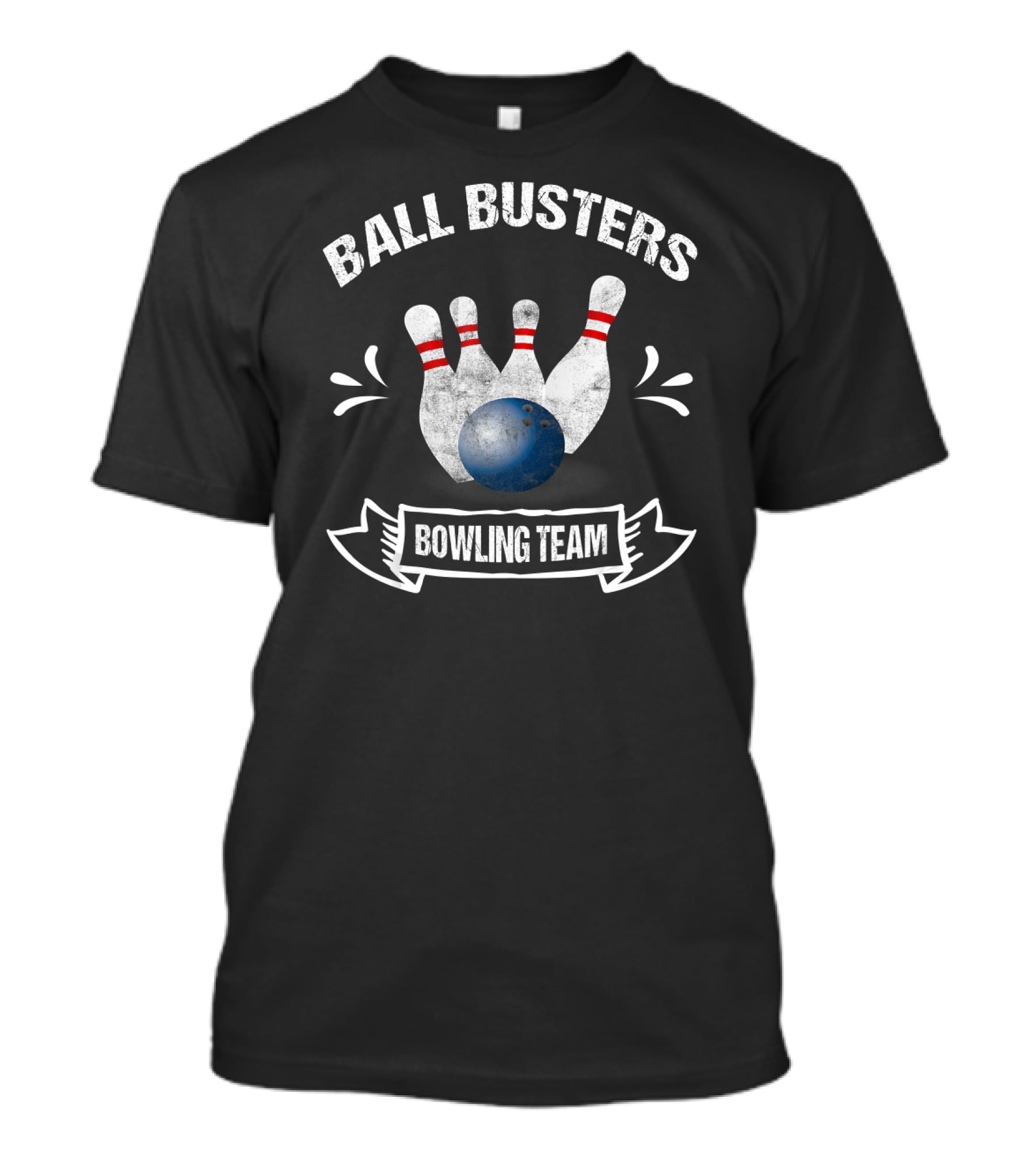 Ball Busters Bowling Team Fun Challenge T-Shirt