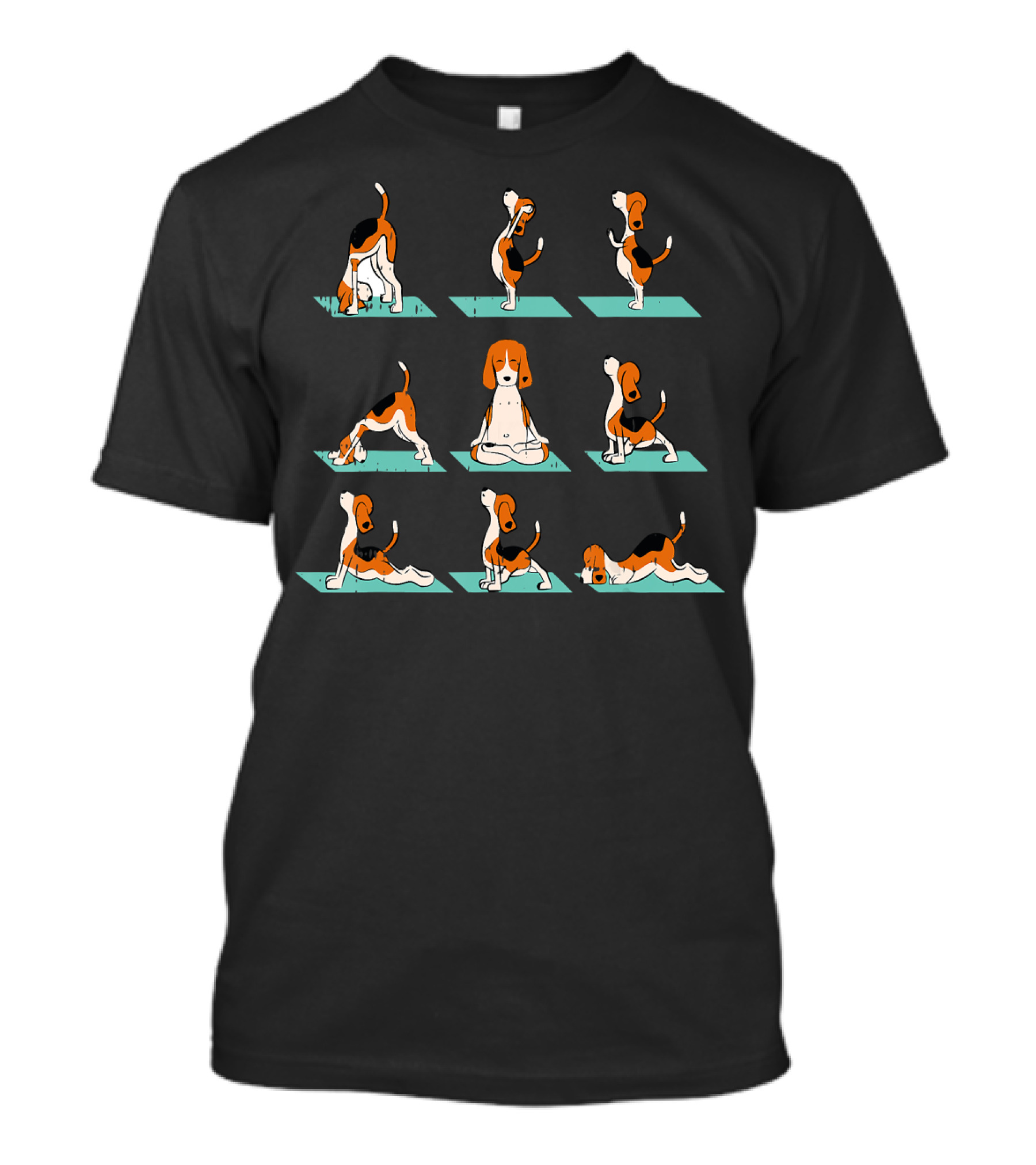 Dog Yoga Poses Namaste Funny Lover T-Shirt