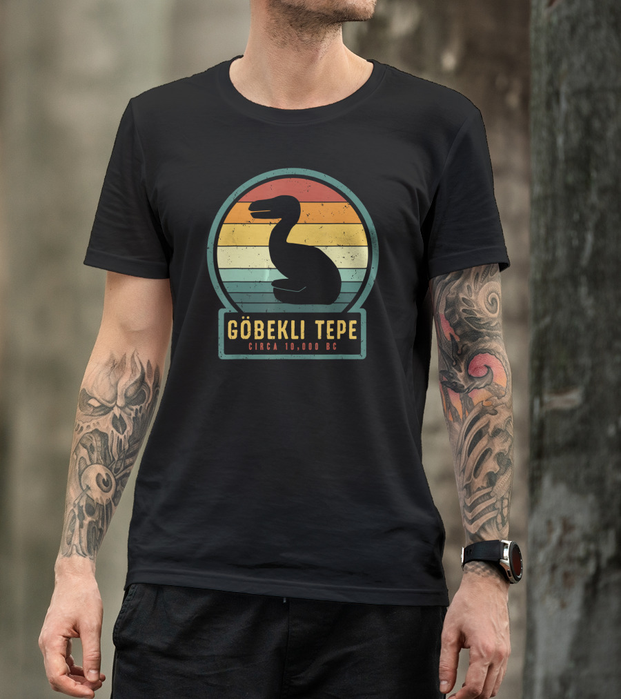 Göbekli Tepe Circa 10,000 BC Penguin Dodo Bird Ancient T-Shirt