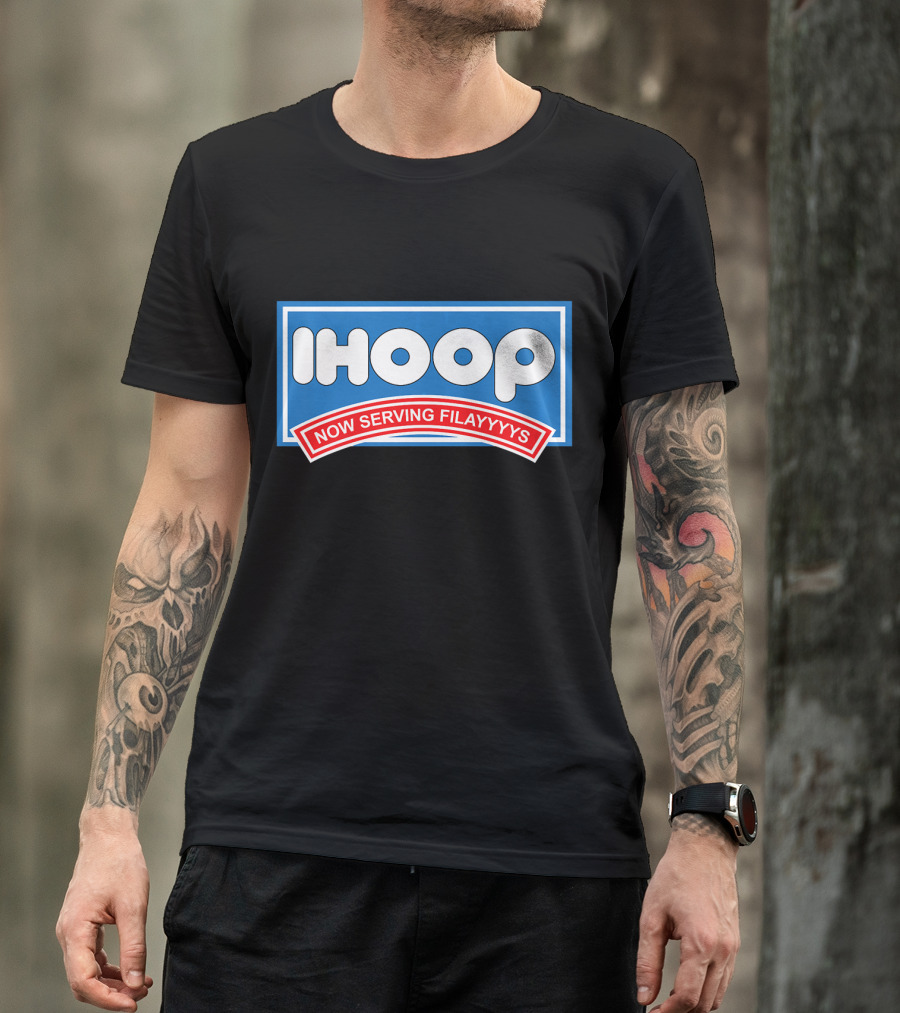 Ihoop Now Serving Filayyyys Basketball Spoof T-Shirt