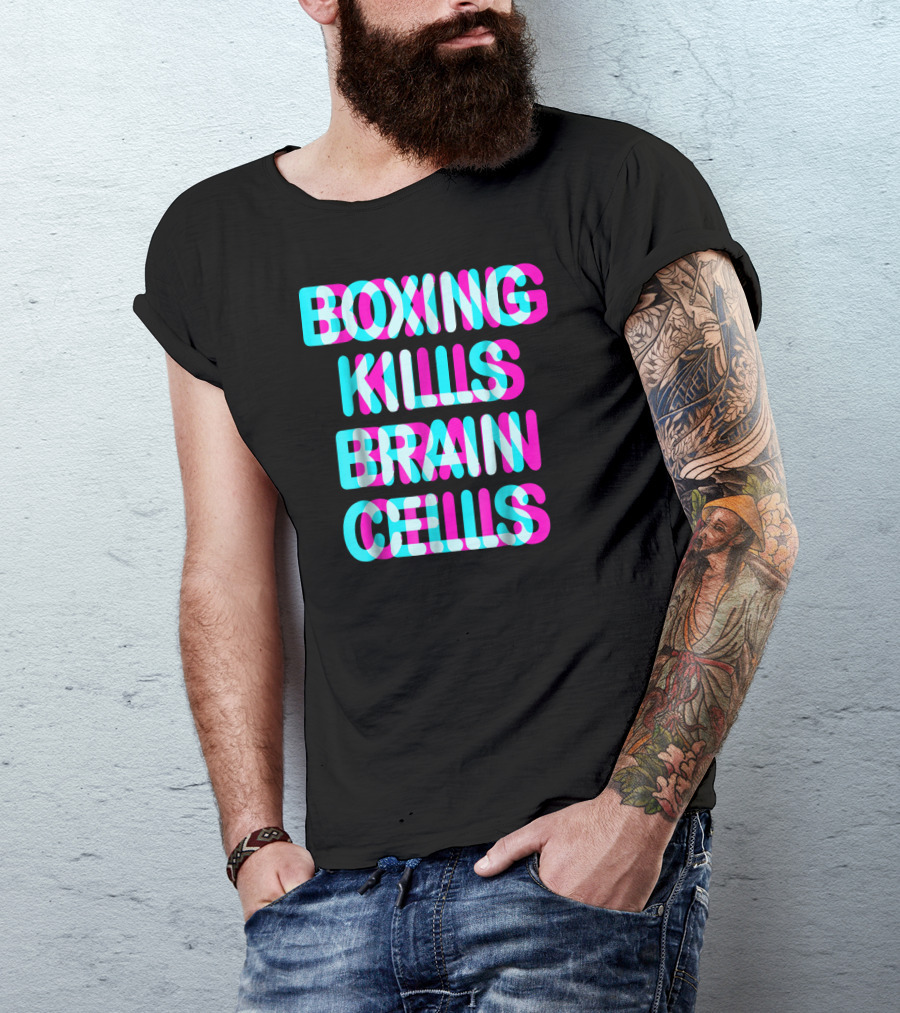 Boxing Kills Brain Cells Sparring T-Shirt