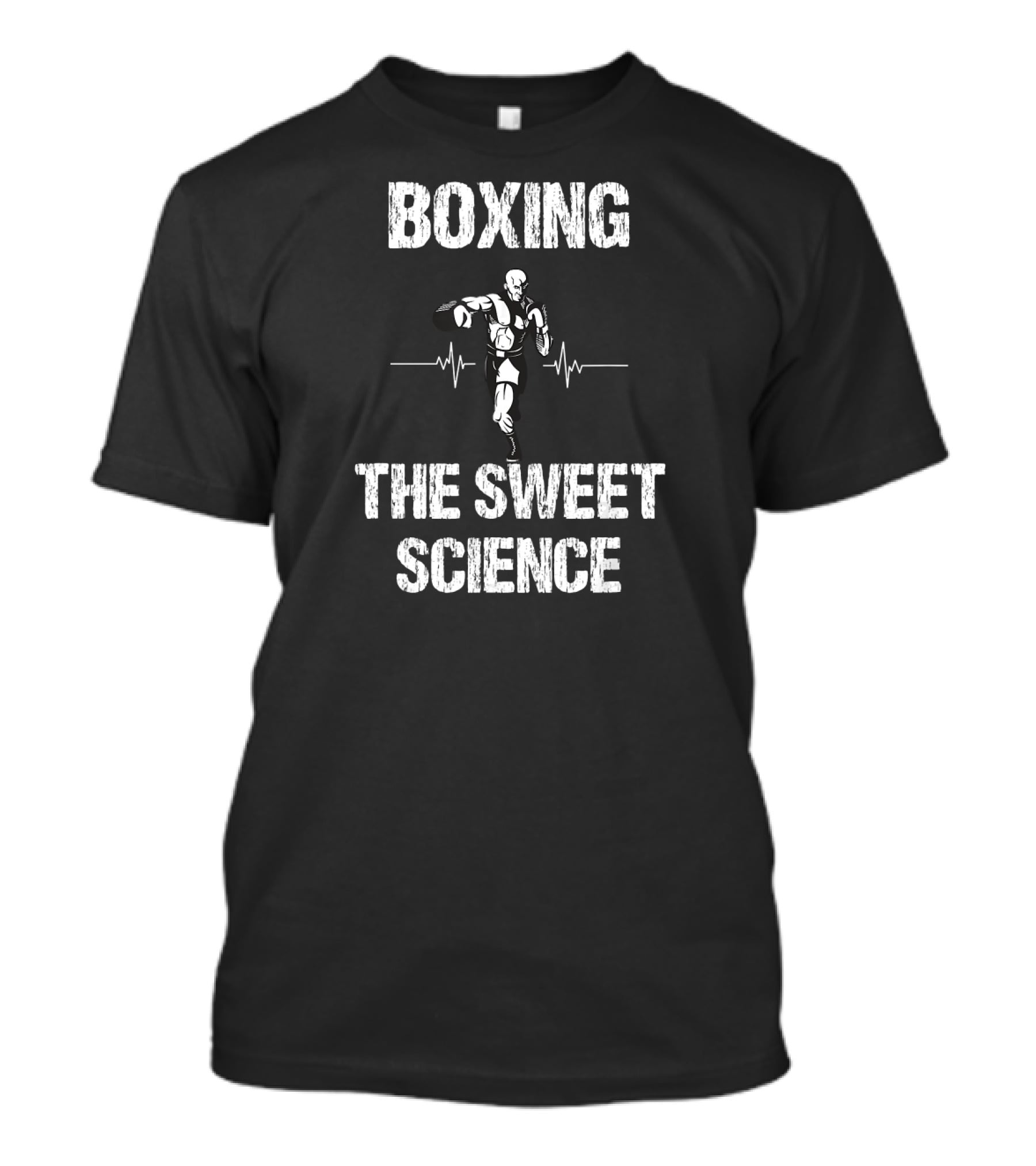 Boxing The Sweet Science Heartbeat Fighter T-Shirt