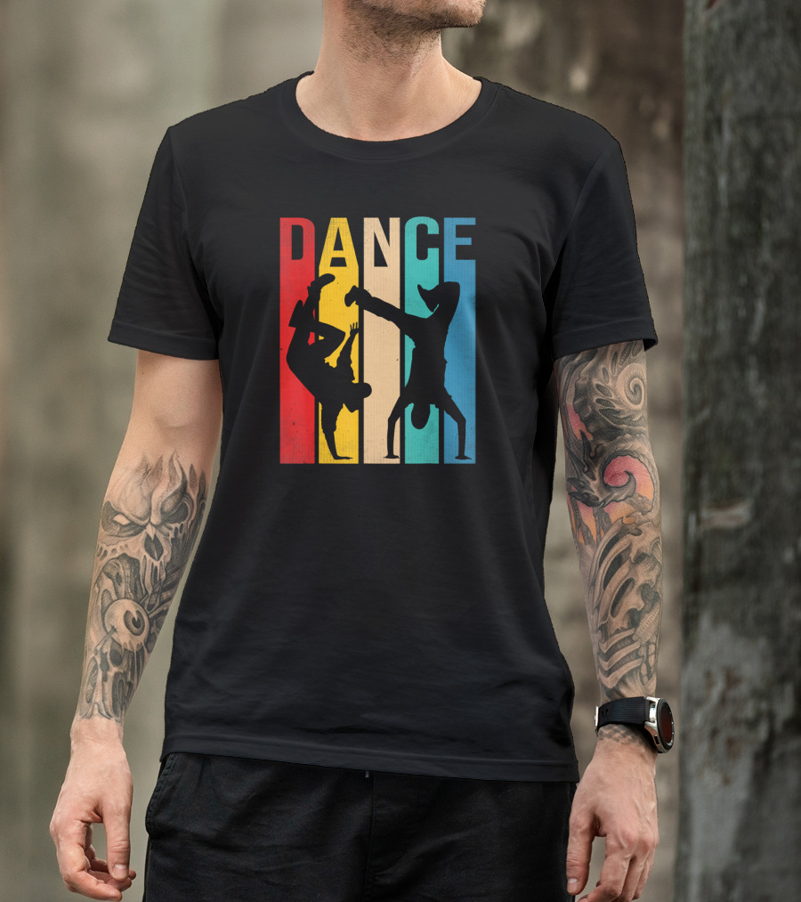 Breakdancing B Boy Dance Colorful T-Shirt