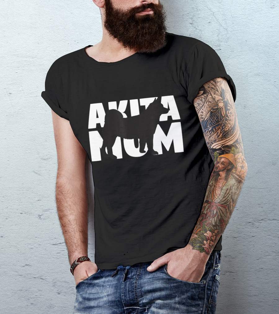 Akita Mom Akita Dog T-Shirt