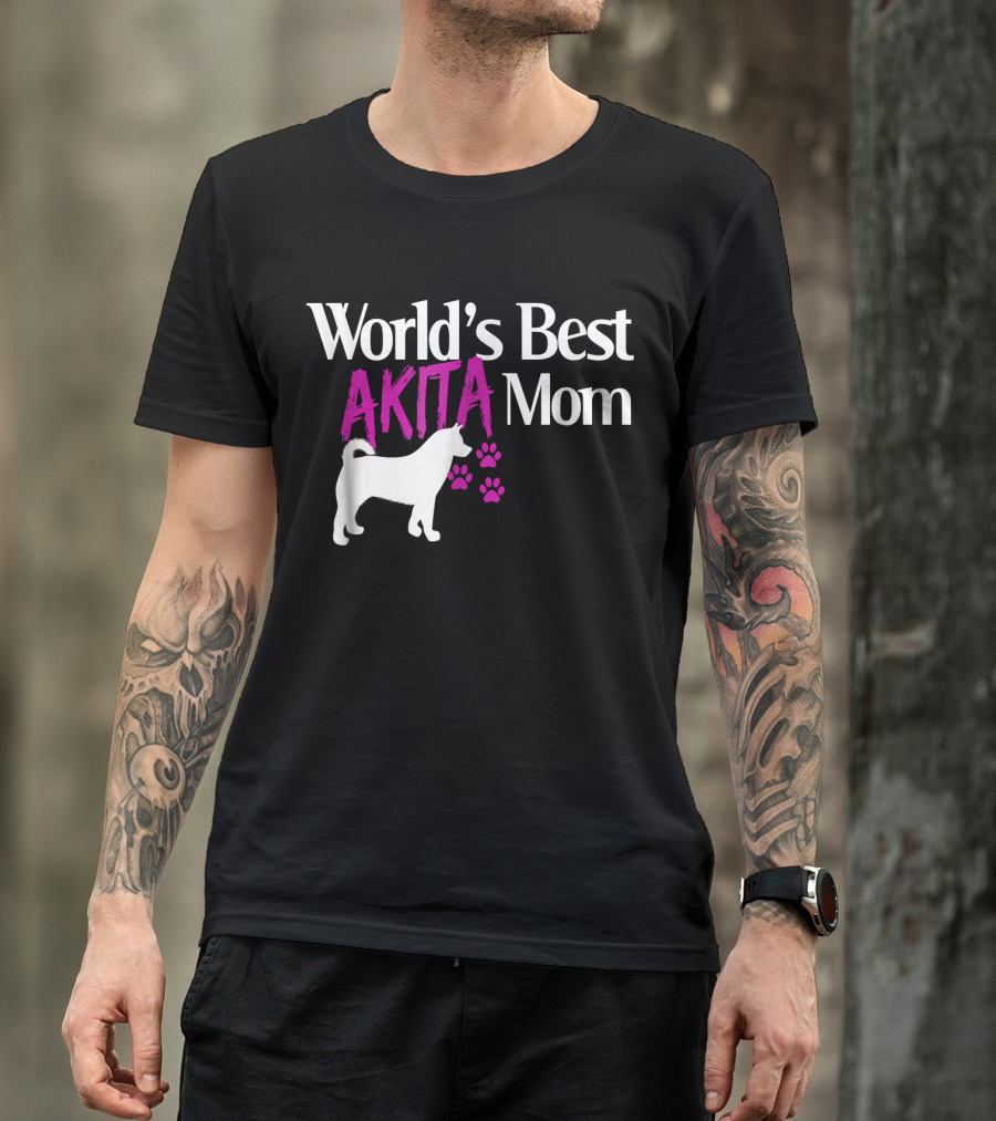 World's Best Akita Mom T-Shirt