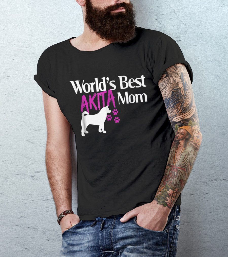World's Best Akita Mom T-Shirt