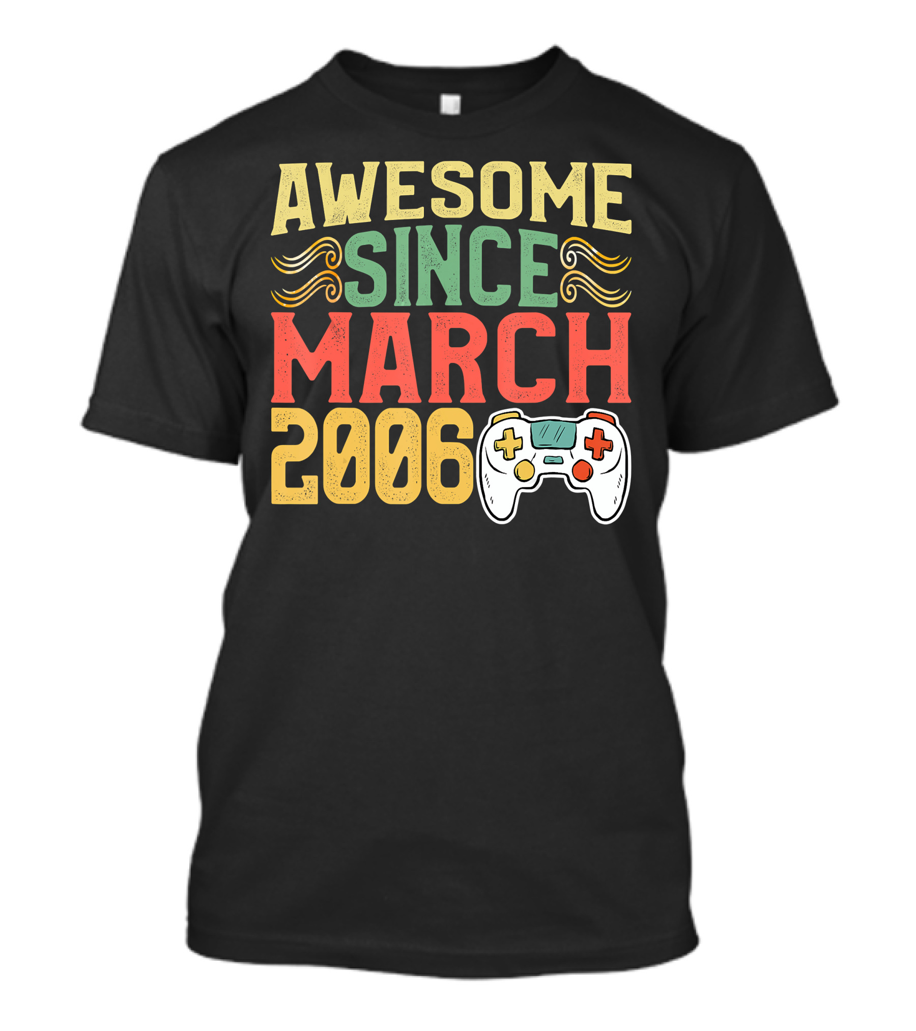 Awesome Since March 2006 Video Game Controller T-Shirt