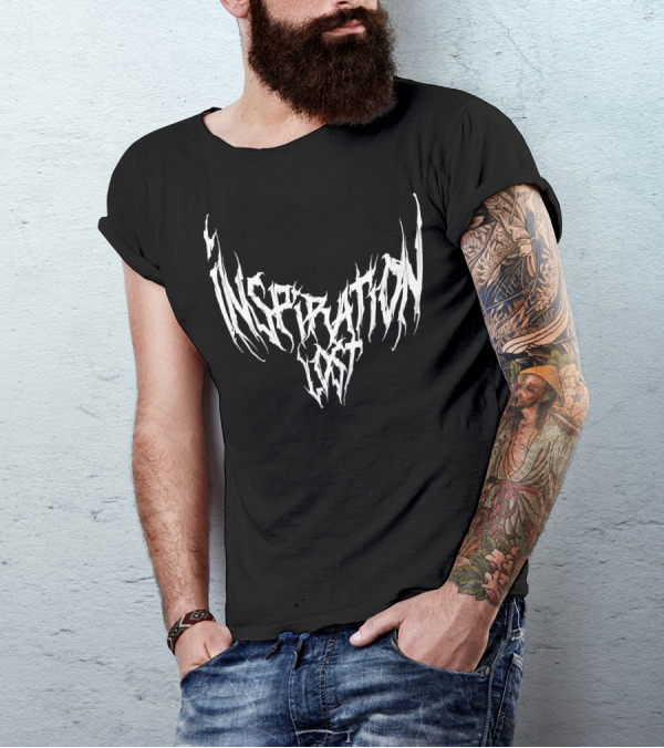 Inspiration Lost Big White Logo Swe T-Shirt