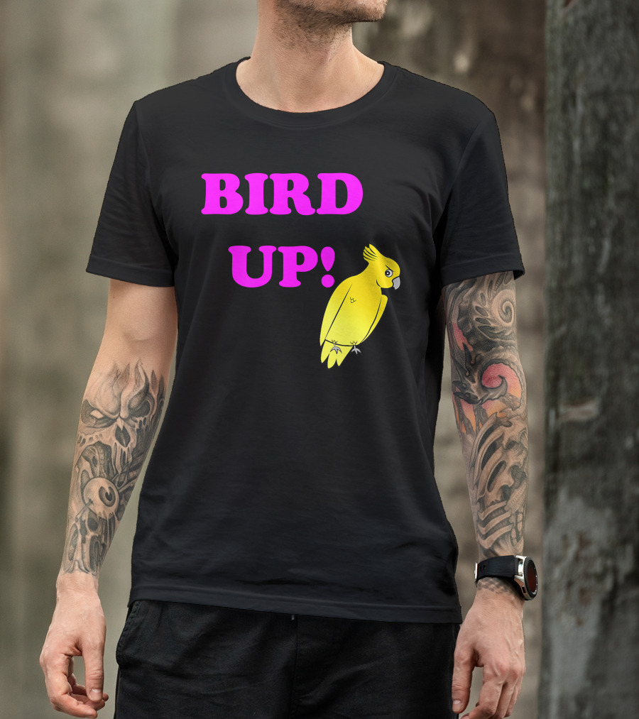 BIRD UP Yellow Parrot T-Shirt