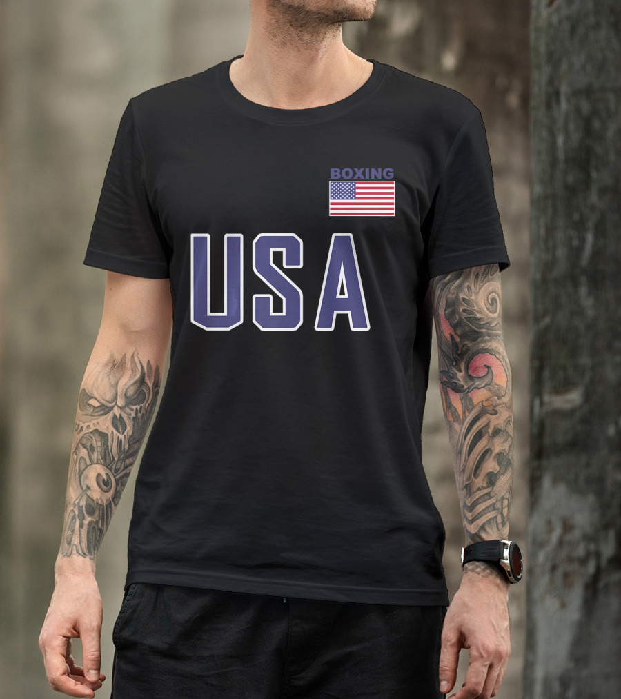 USA Boxing Flag Equipment T-Shirt