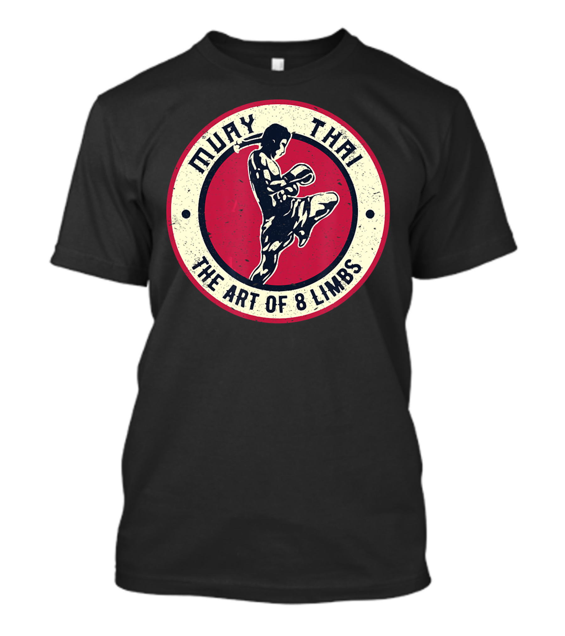Muay Thai The Art Of 8 Limbs Vintage Boxing Karate T-Shirt