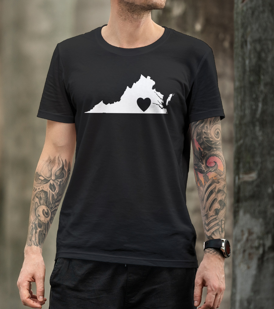 Virginia State Heart Lovers T-Shirt