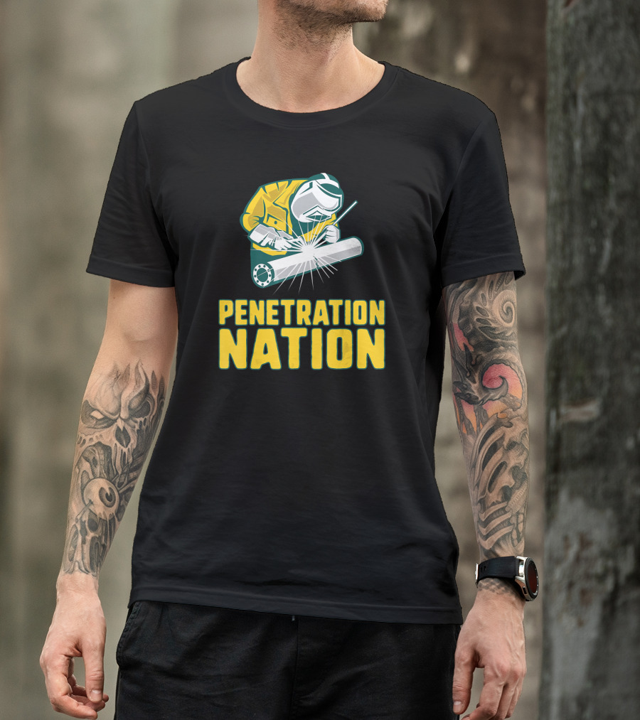 Penetration Nation Welder Spark Action T-Shirt