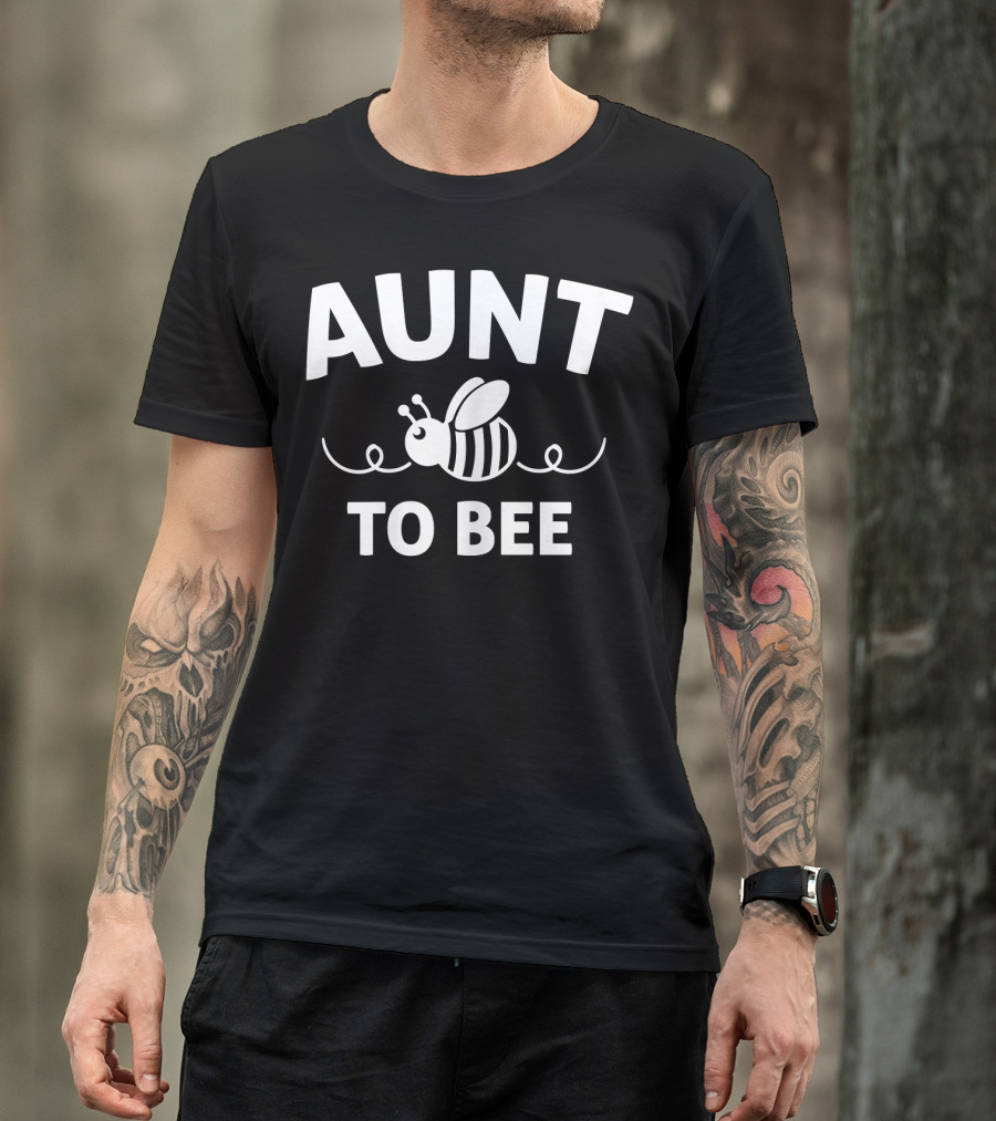 Aunt To Bee Cute New Aunt BEEcoming T-Shirt
