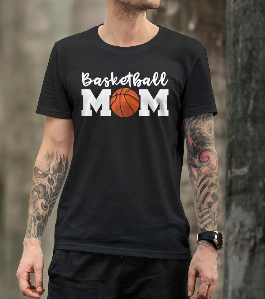 Basketball Mom Cute Player Mama T-Shirt