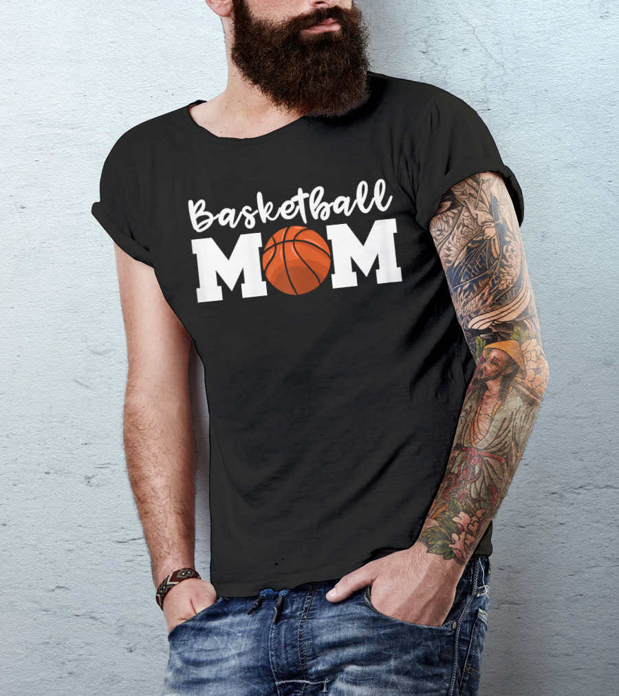Basketball Mom Cute Player Mama T-Shirt