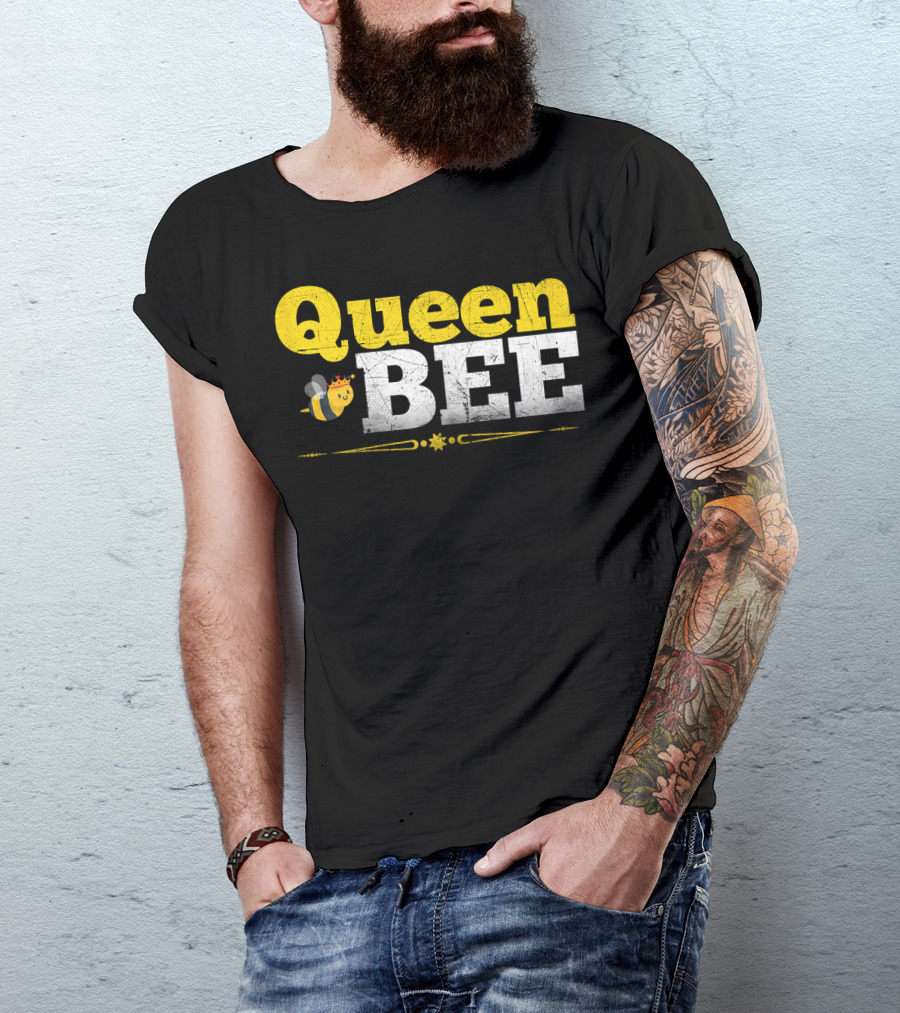 Queen Bee With Crown Boss Lady T-Shirt