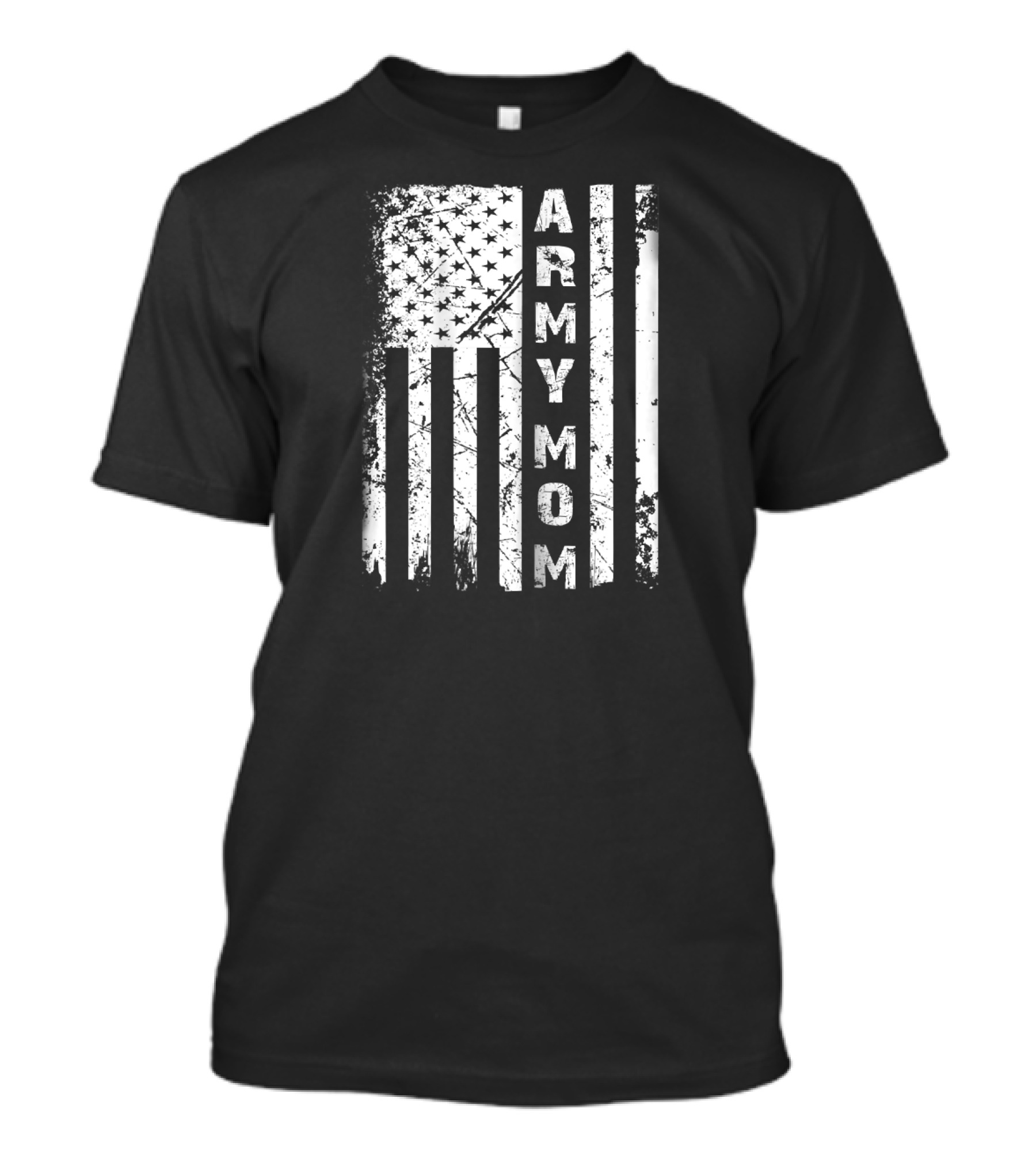 American Flag Army Mom T-Shirt