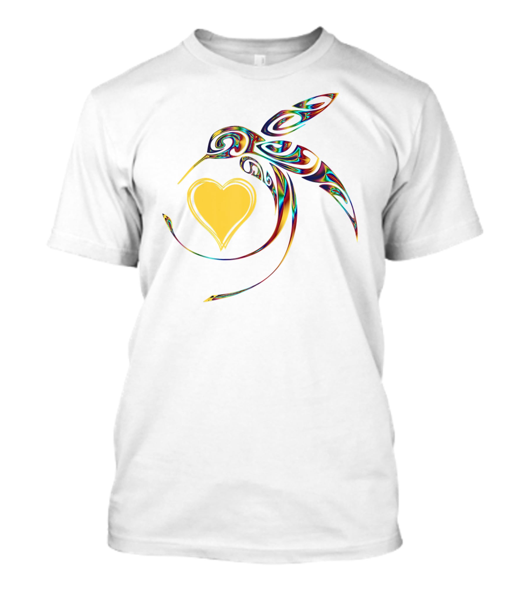 Hummingbird Heart Bird Lover T-Shirt
