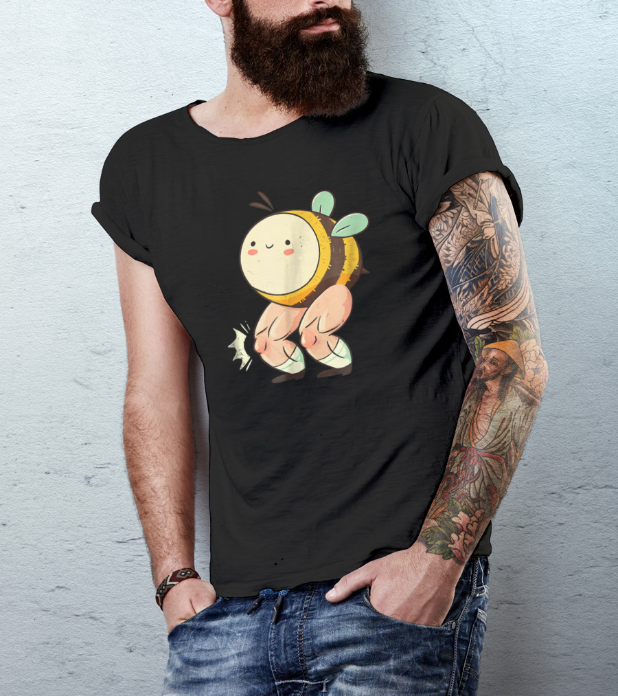 Shirt.Woot The Bee's Knees Adorable Buff Cartoon Bee T-Shirt
