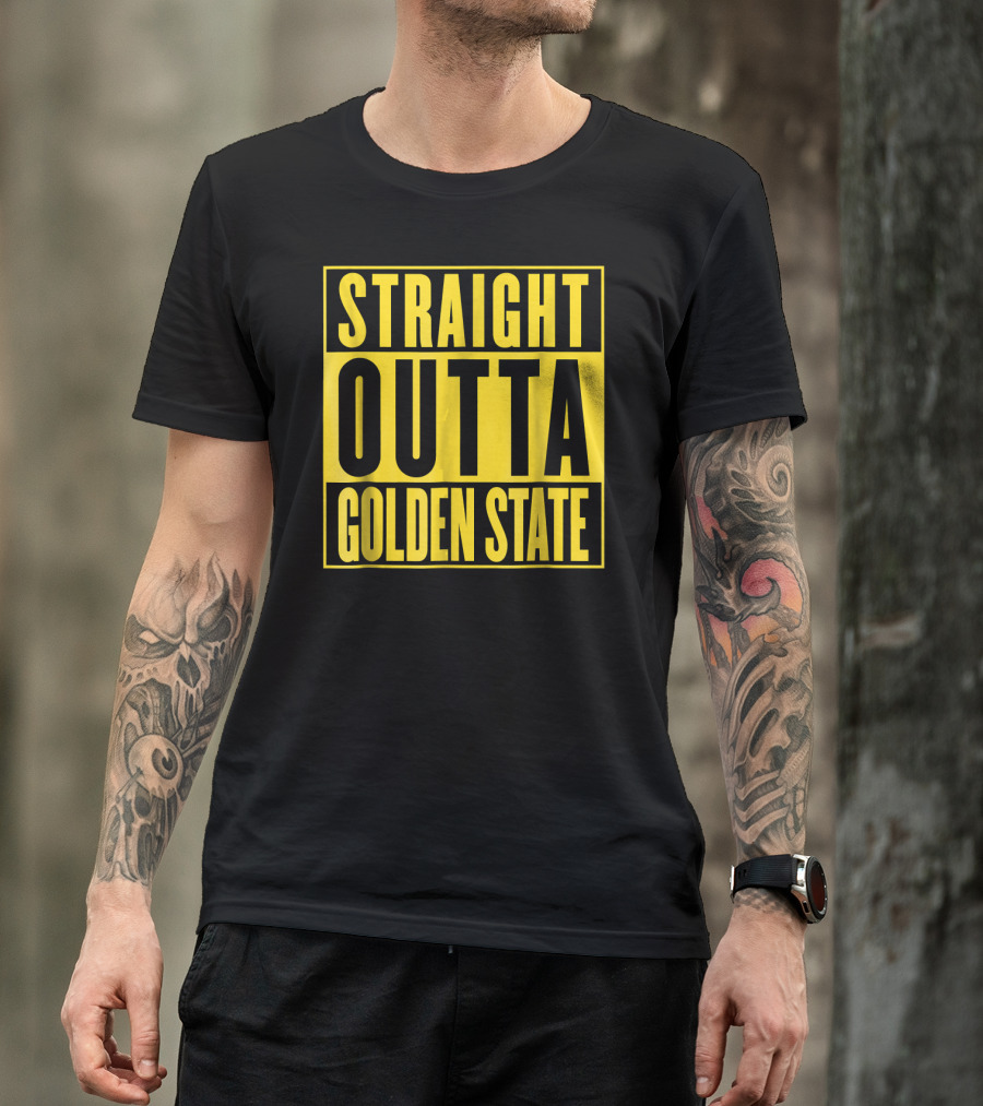 Straight Outta Golden State Basketball T-Shirt