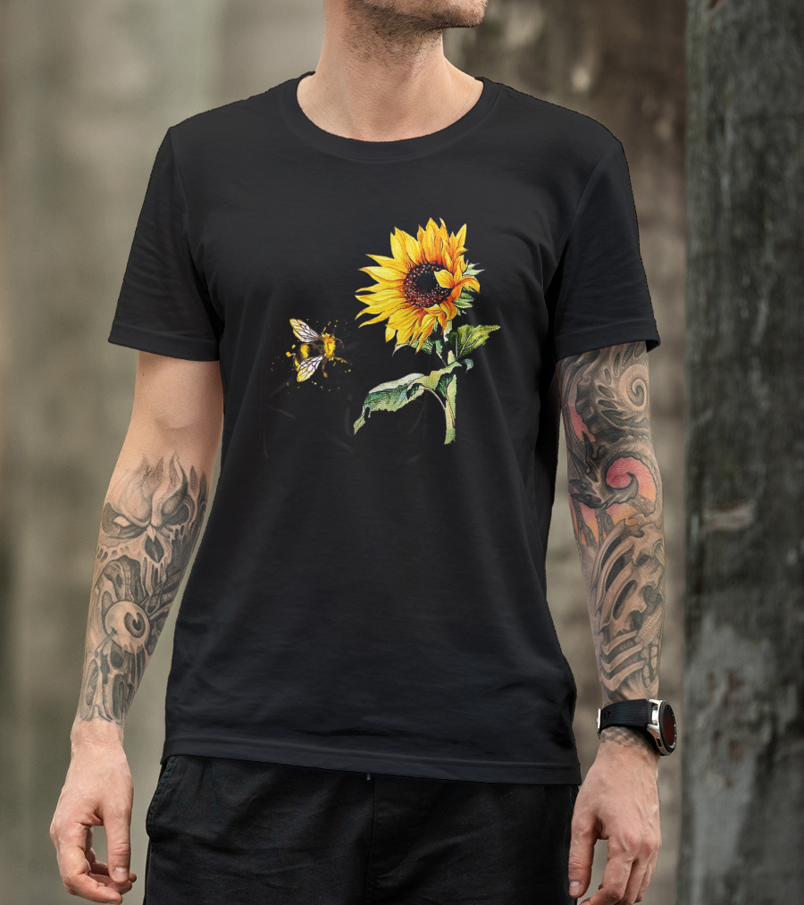 Sunflower Bee Kind T-Shirt