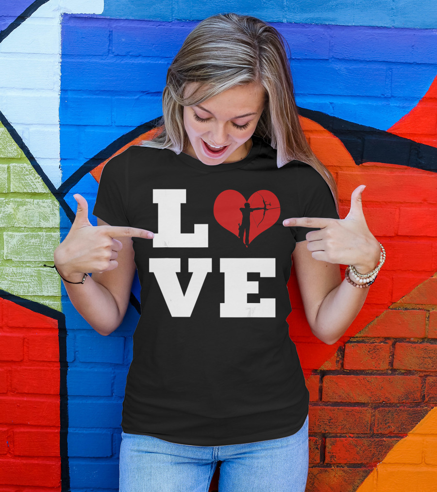 LOVE Archery Heart T-Shirt