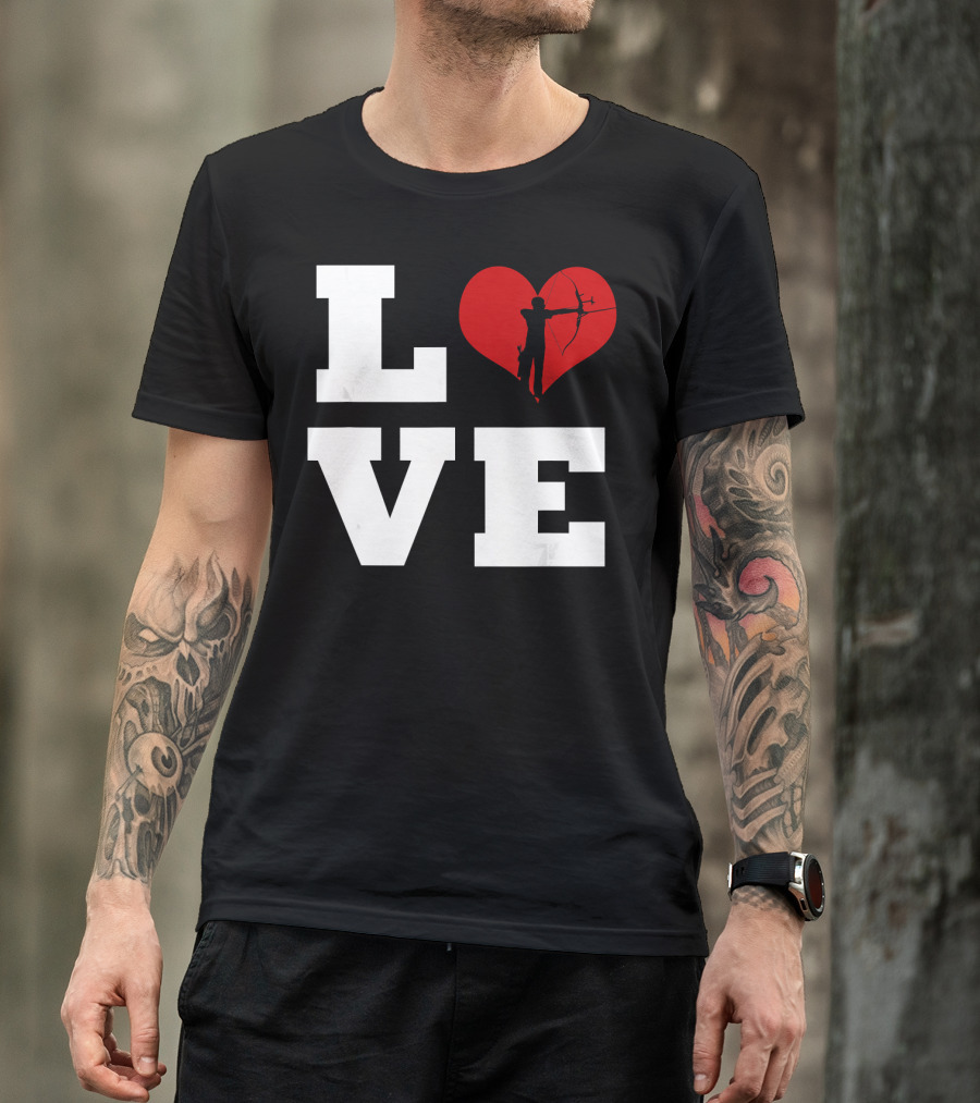 LOVE Archery Heart T-Shirt
