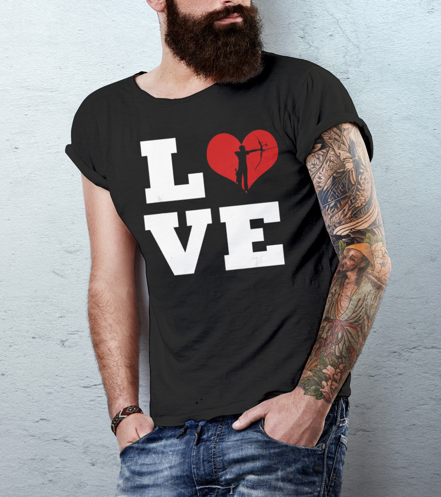 LOVE Archery Heart T-Shirt
