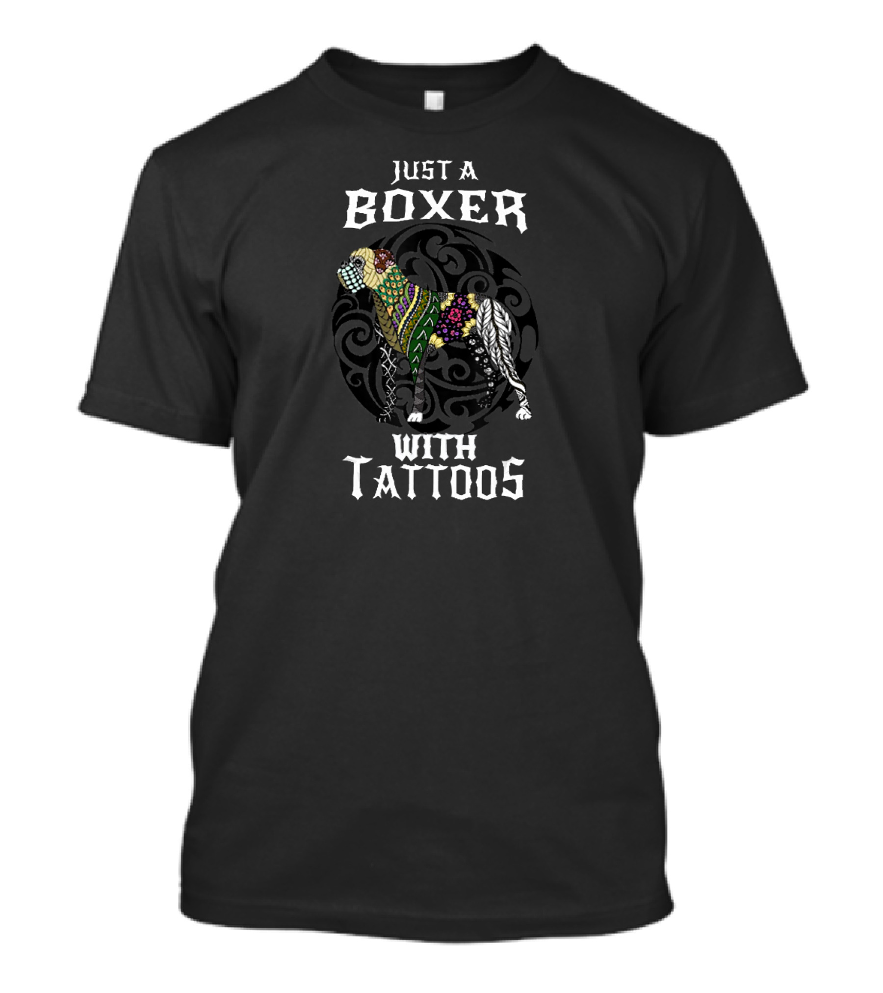 Just A Boxer Dog With Tattoos T-Shirt