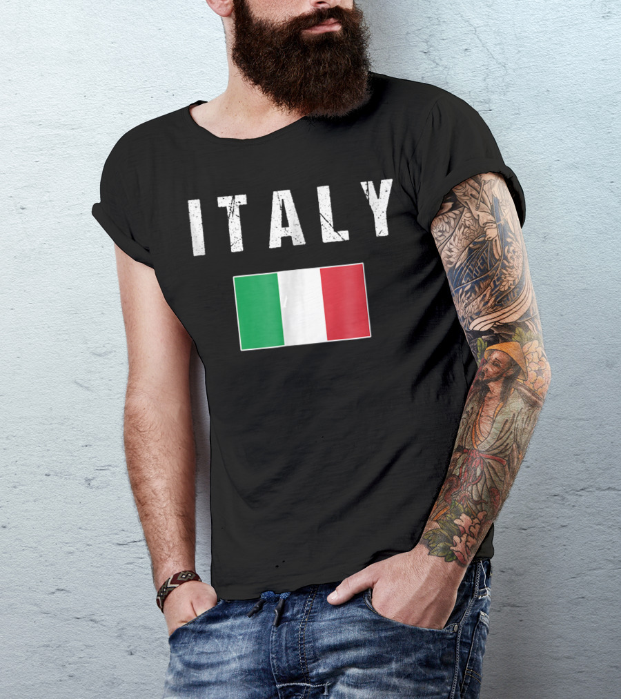 Italy Italian Flag Italia Me T-Shirt