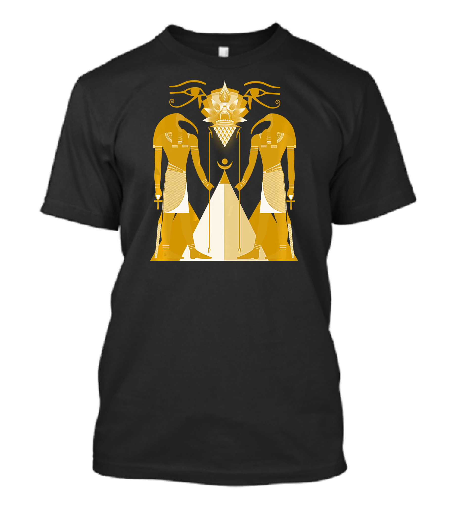 Ancient Egyptian God Thoth Kemetic With Pyramid And Eye T-Shirt