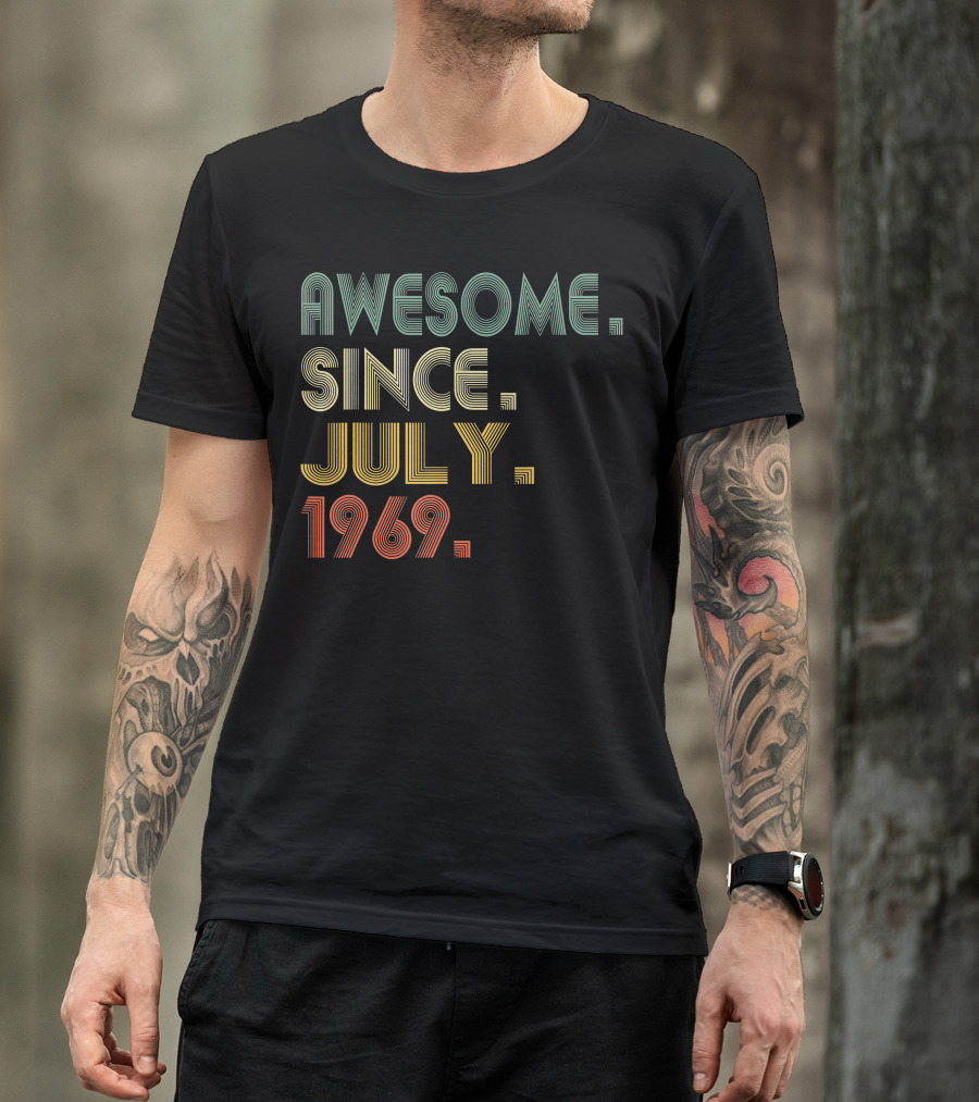 Awesome Since July 1969 Retro T-Shirt