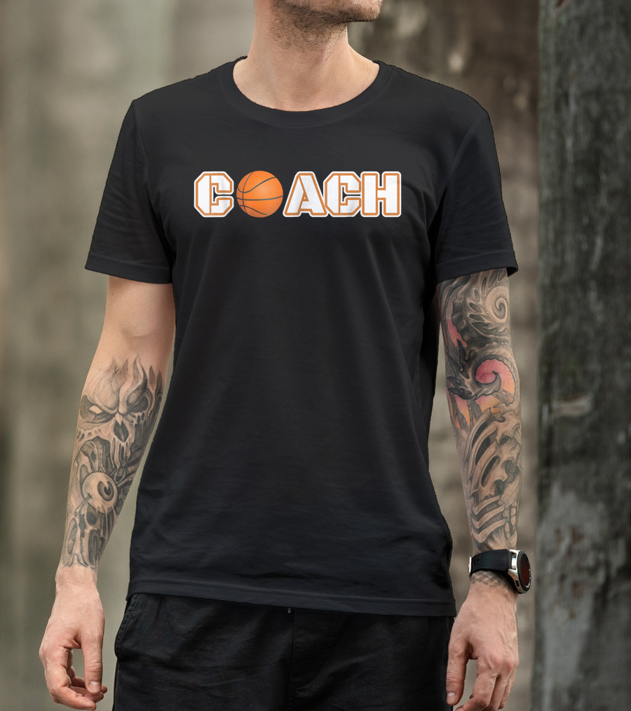 Coach Basketball Ball Coach T-Shirt
