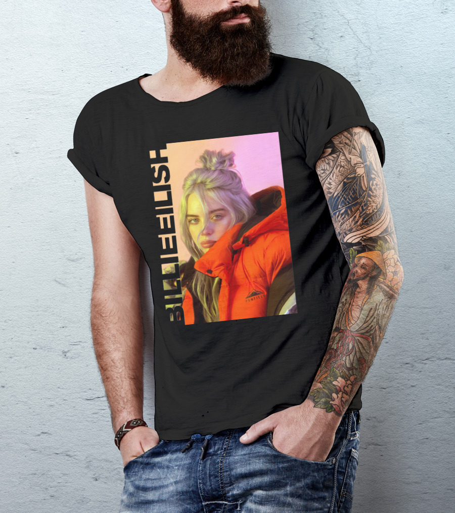 Billie Eilish Penfield Jacket Bold Typography T-Shirt