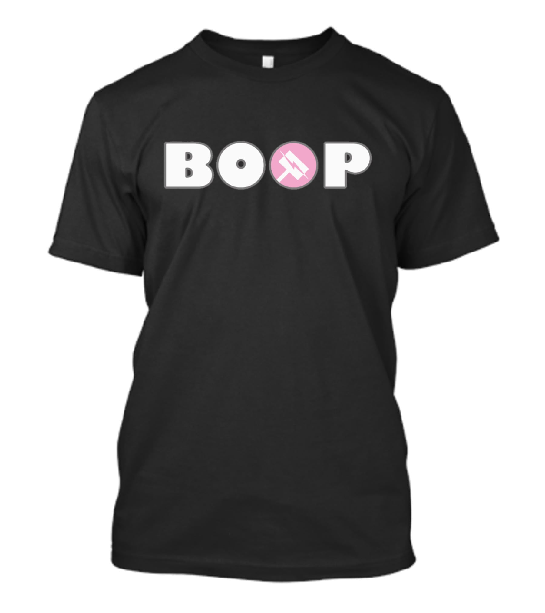 BOOP Nora Valkyrie Hammer Pink Symbol For Lighter Fabric T-Shirt