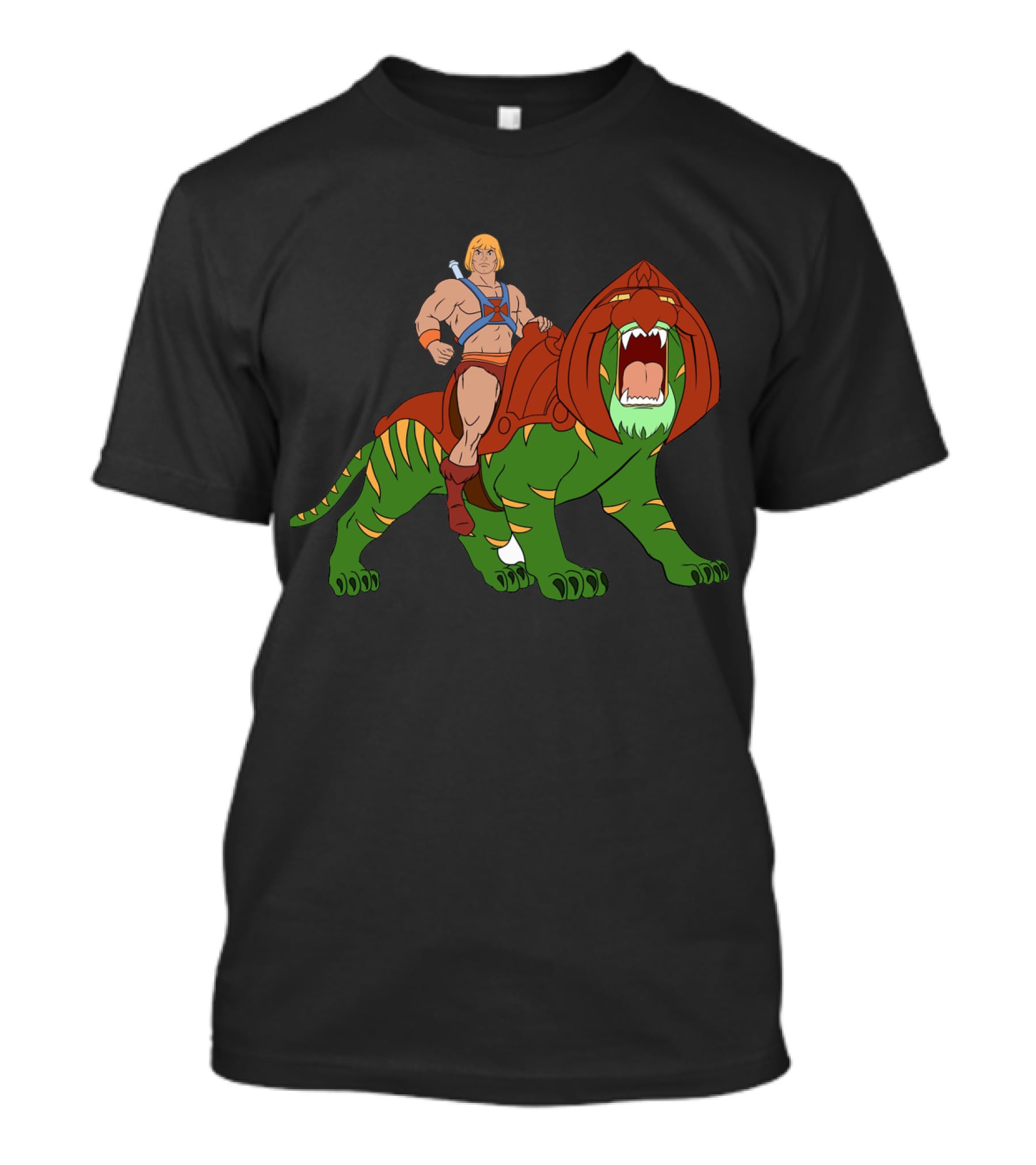 He-Man And BattleCat Classic Filmation T-Shirt