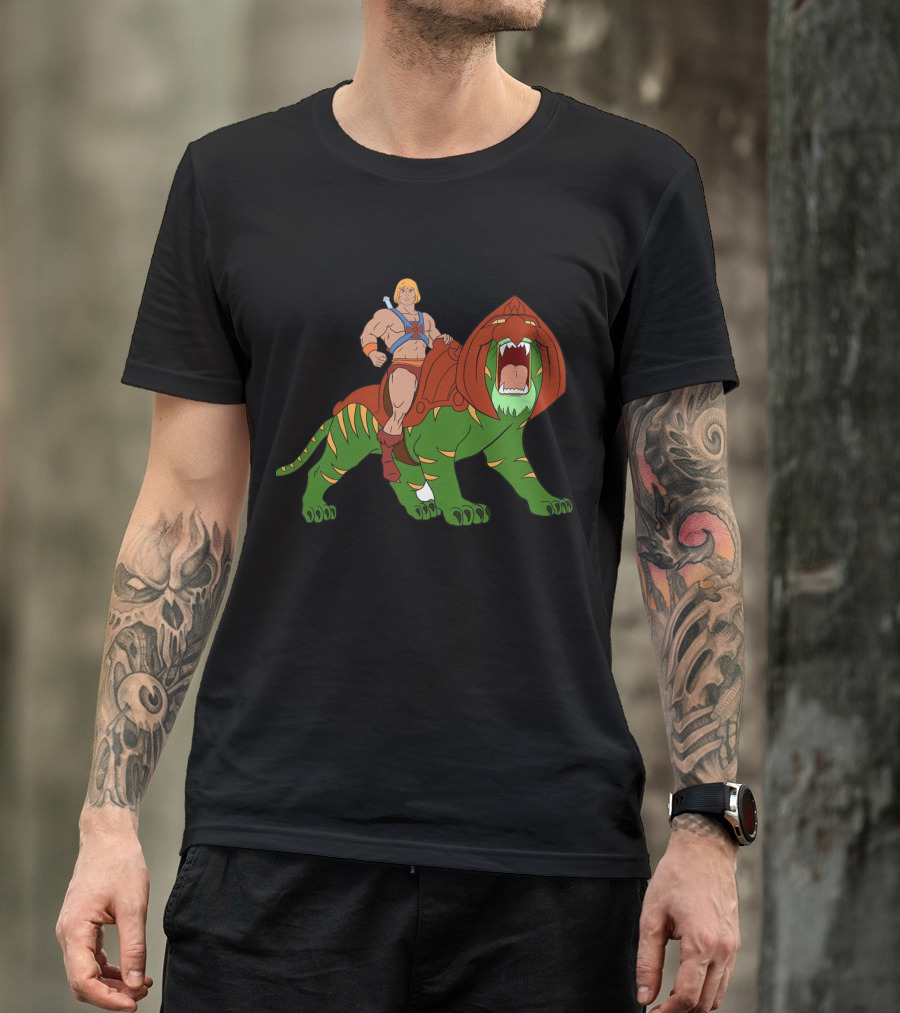 He-Man And BattleCat Classic Filmation T-Shirt