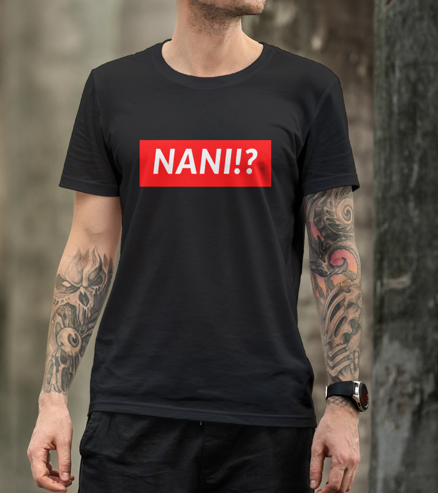 NANI? Red Box Text T-Shirt