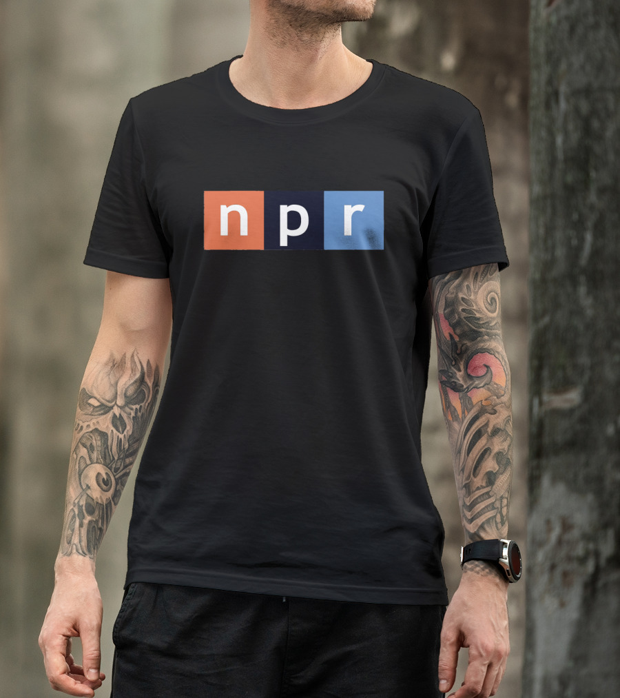 Npr Logo Block Lettering T-Shirt