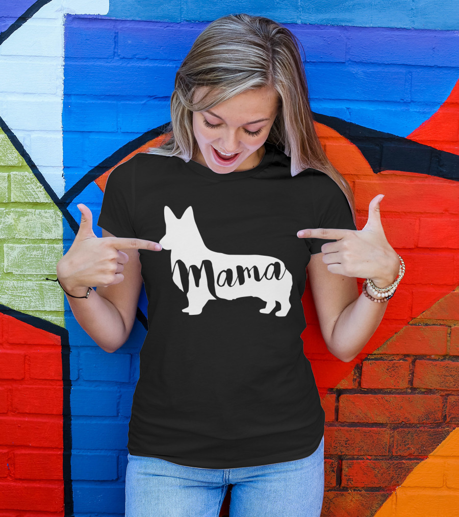 Corgi Dog Mama T-Shirt
