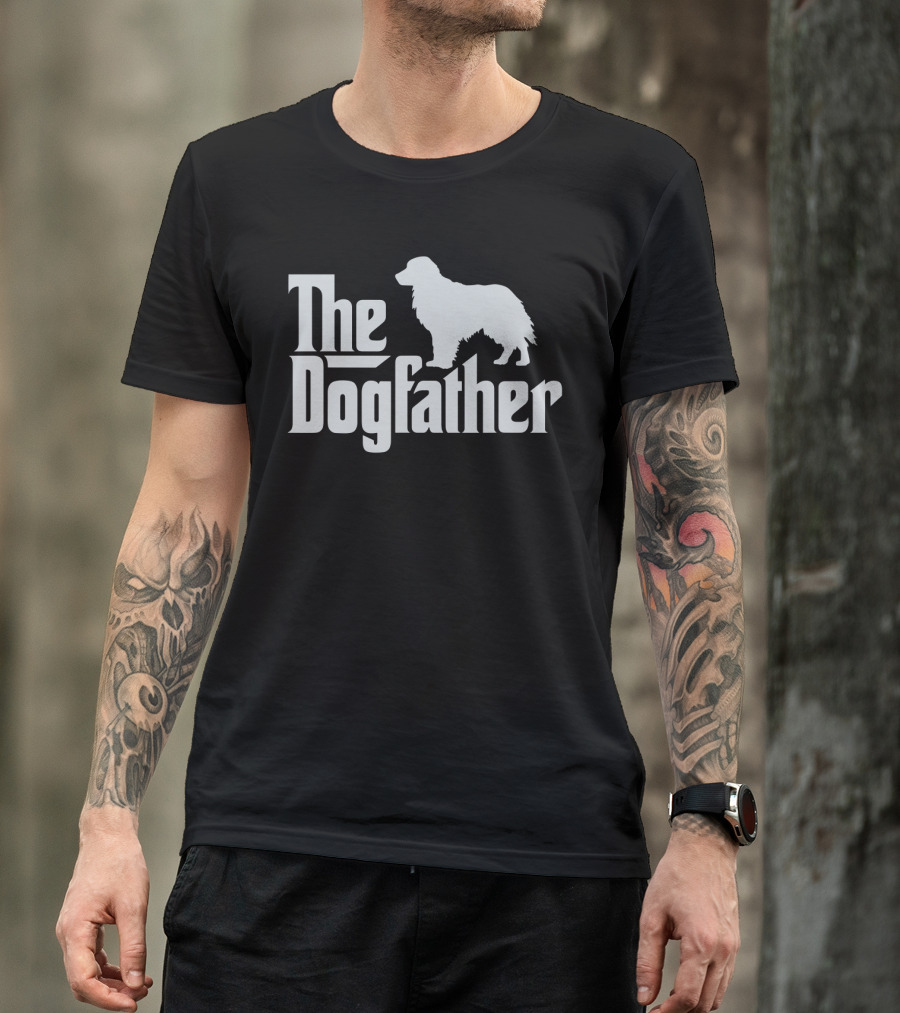 The Dogfather Golden Retriever Dog Mafia T-Shirt