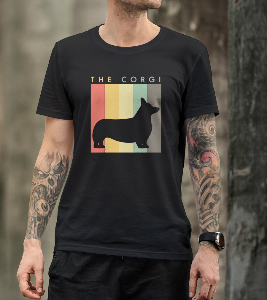 The Corgi Retro Vintage Dog T-Shirt